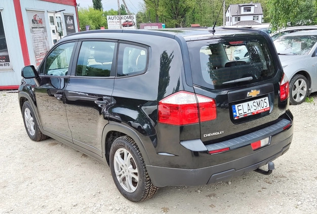 Chevrolet Orlando cena 25950 przebieg: 173000, rok produkcji 2011 z Poniatowa małe 562